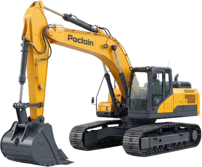 Hydraulic Excavators & Poclain (2T - 70T)